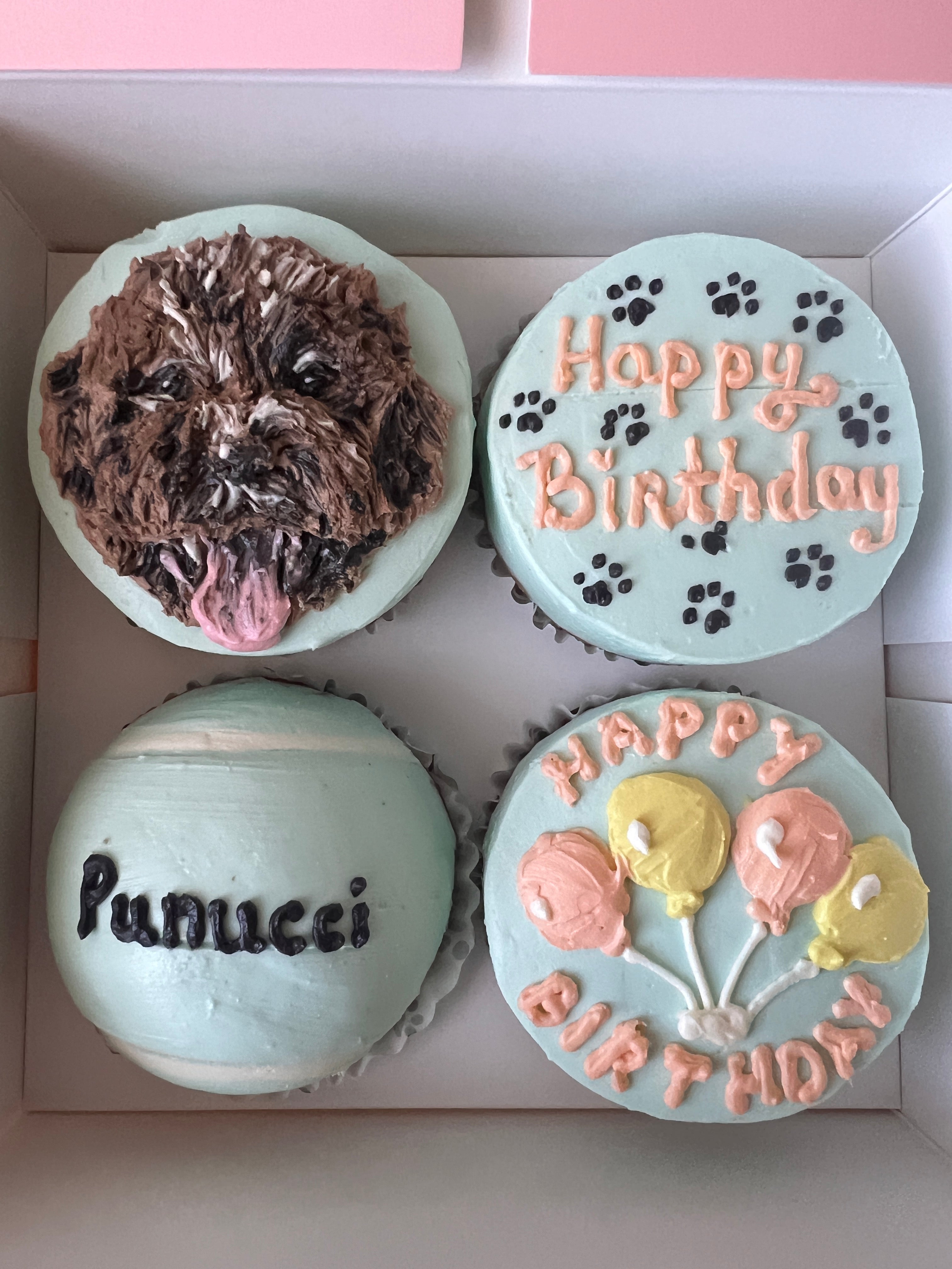 Portrait pupcake set