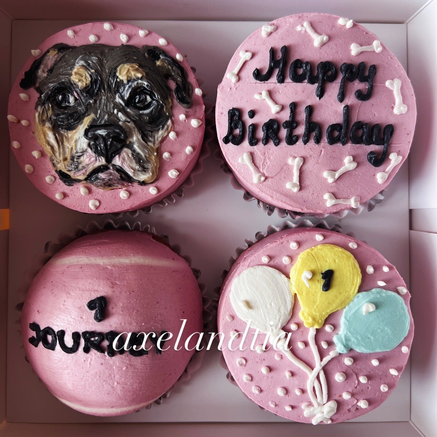 Portrait pupcake set