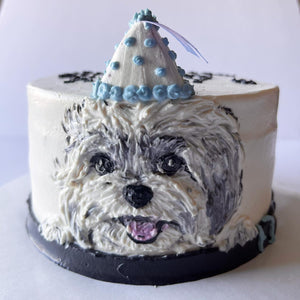 Dog art cake